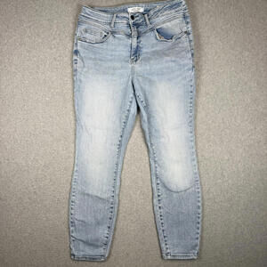 Judy Blue Jeans Women's Size 16W Light Wash Skinny Fit Curvy Jeans Ankle